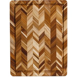 Teakhaus Herringbone Schneidebrett 30,5x41 cm, Teak