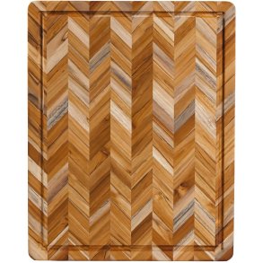 Teakhaus Herringbone Schneidebrett 41x51 cm, Teak