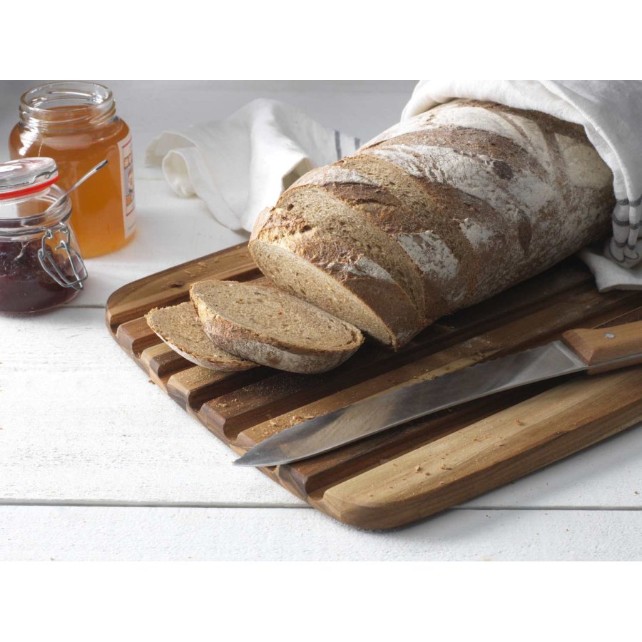 Teakhaus Essential Bread Schneidebrett 28x41 cm, Teak