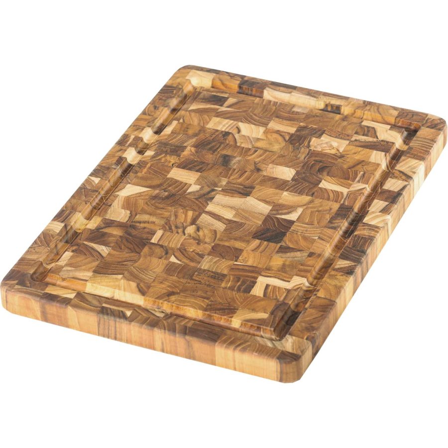 Teakhaus Scandi End Grain Schneidebrett 26x36 cm, Teak