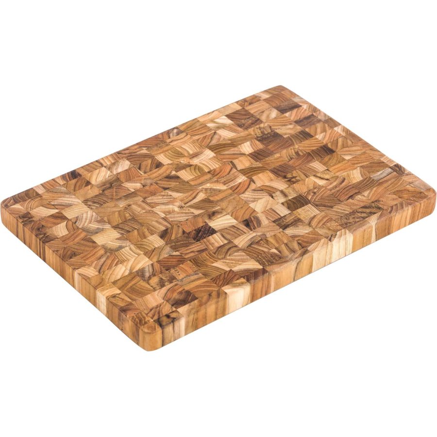 Teakhaus Scandi End Grain Schneidebrett 26x36 cm, Teak