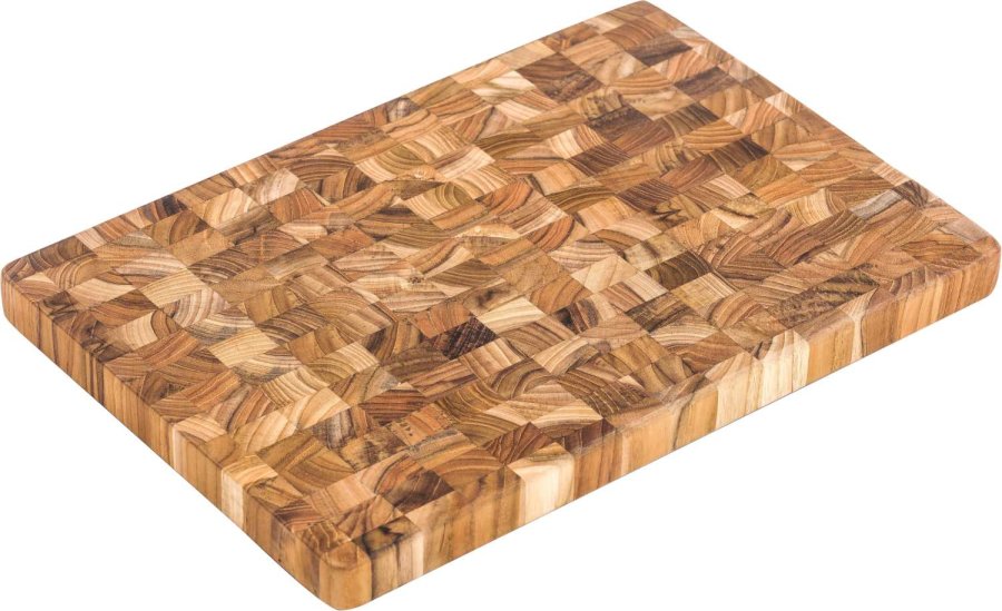 Teakhaus Scandi End Grain Schneidebrett 26x36 cm, Teak