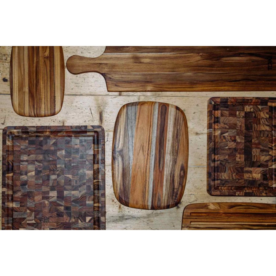 Teakhaus Scandi End Grain Schneidebrett 26x36 cm, Teak