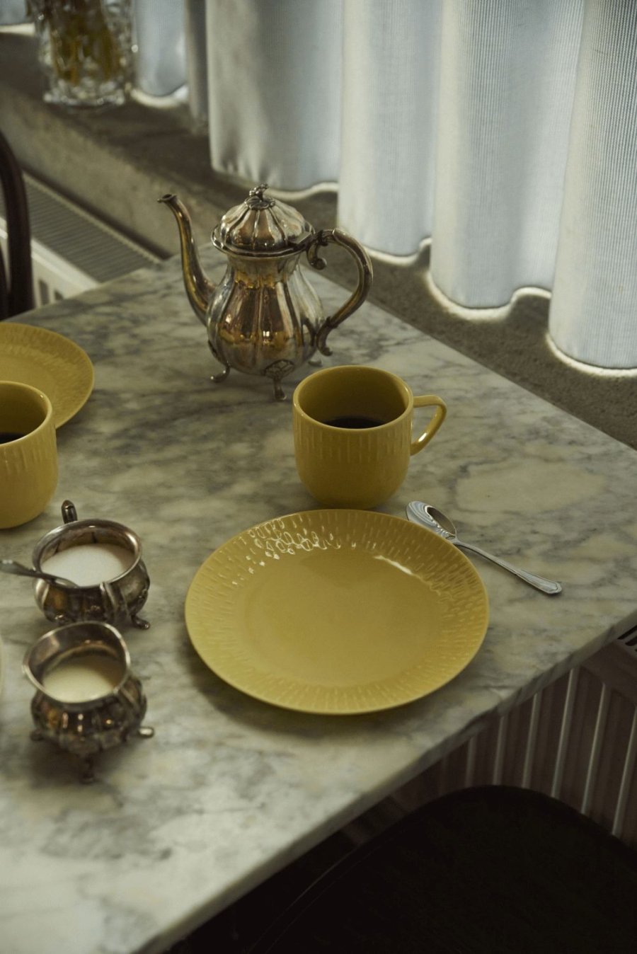 aida Confetti Tallerken 21 cm, Gul