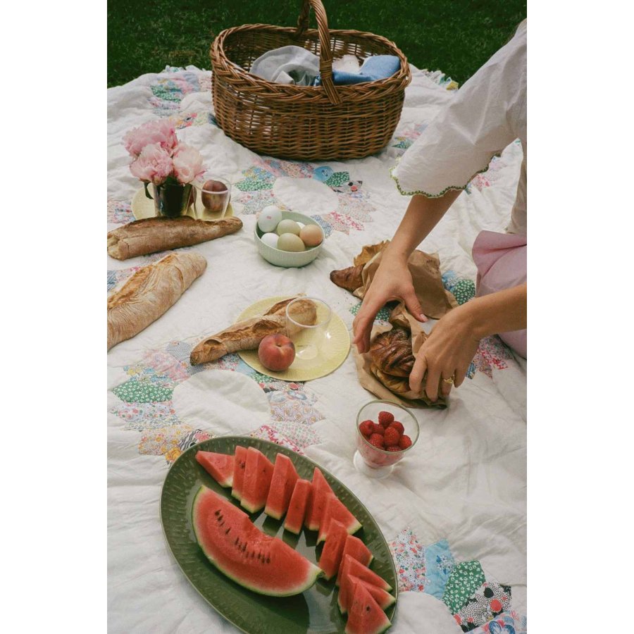 aida Confetti Tallerken 21 cm, Gul