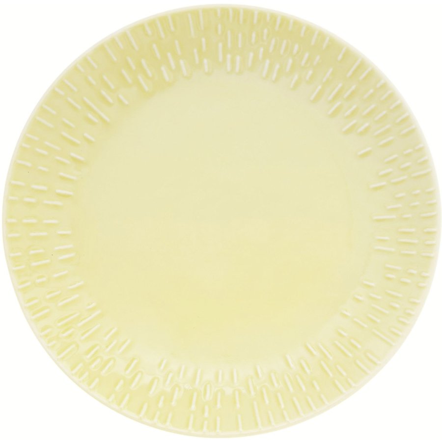 aida Confetti Tallerken 21 cm, Gul