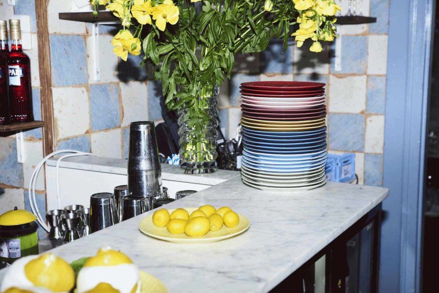 aida Confetti Tallerken 27,5 cm, Gul