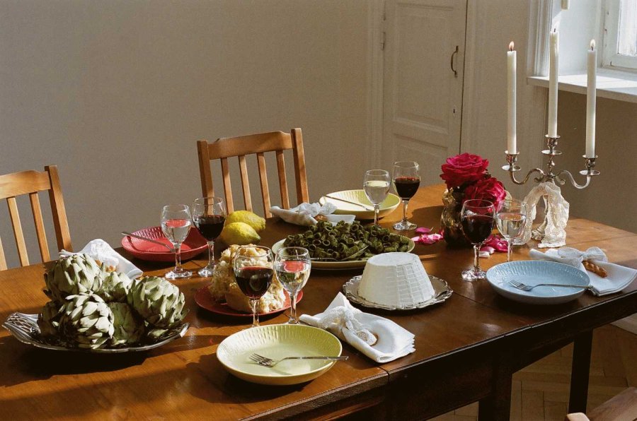 aida Confetti Pastatallerken 23 cm, Gul