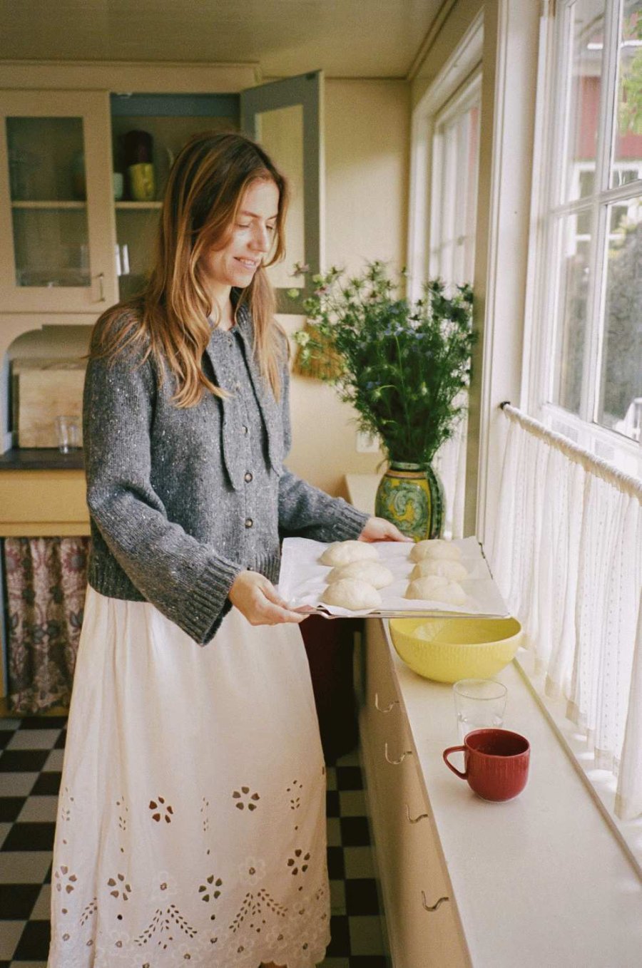 aida Confetti Sk�l �24,5 cm, Gul