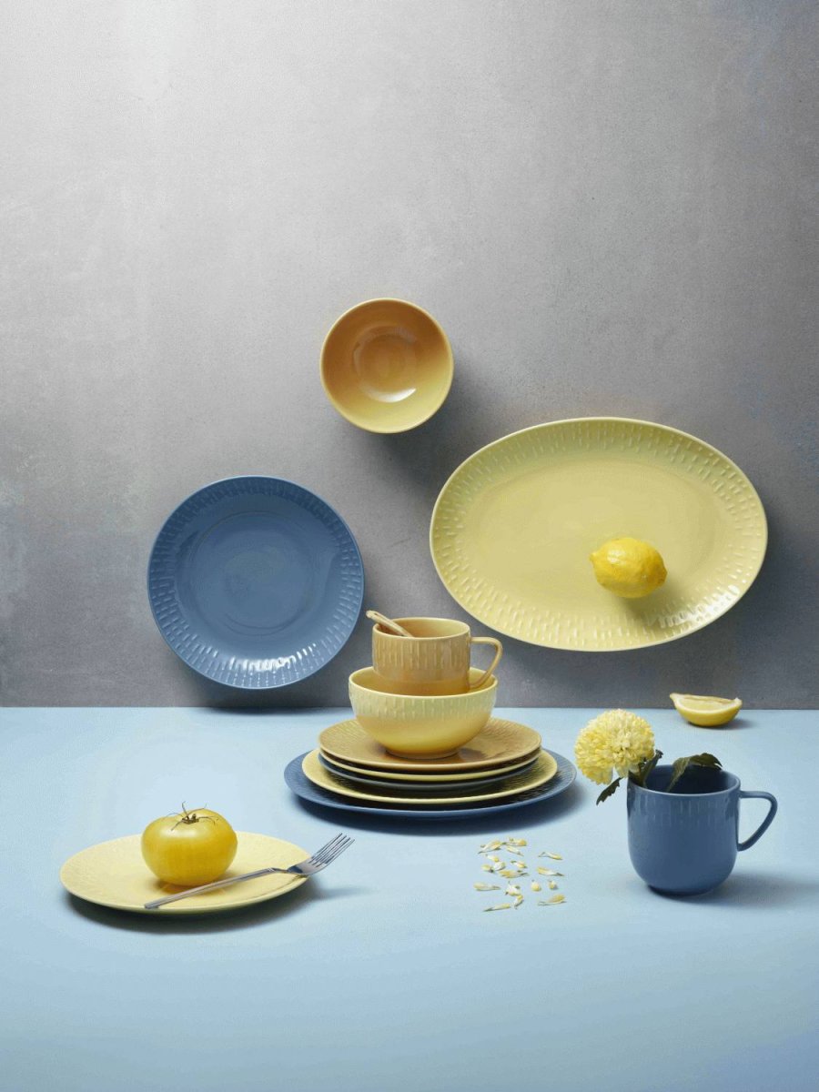 aida Confetti Serveringsfad 36,8 cm, Gul