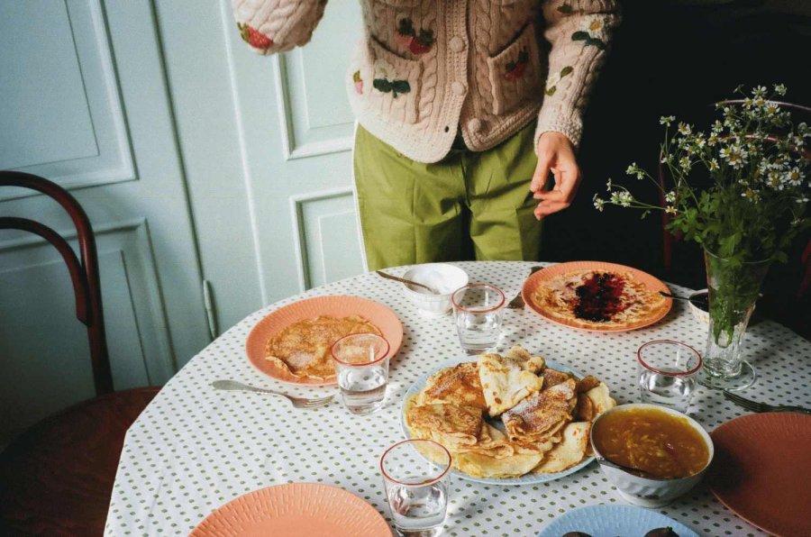 aida Confetti Tallerken 21 cm, Orange