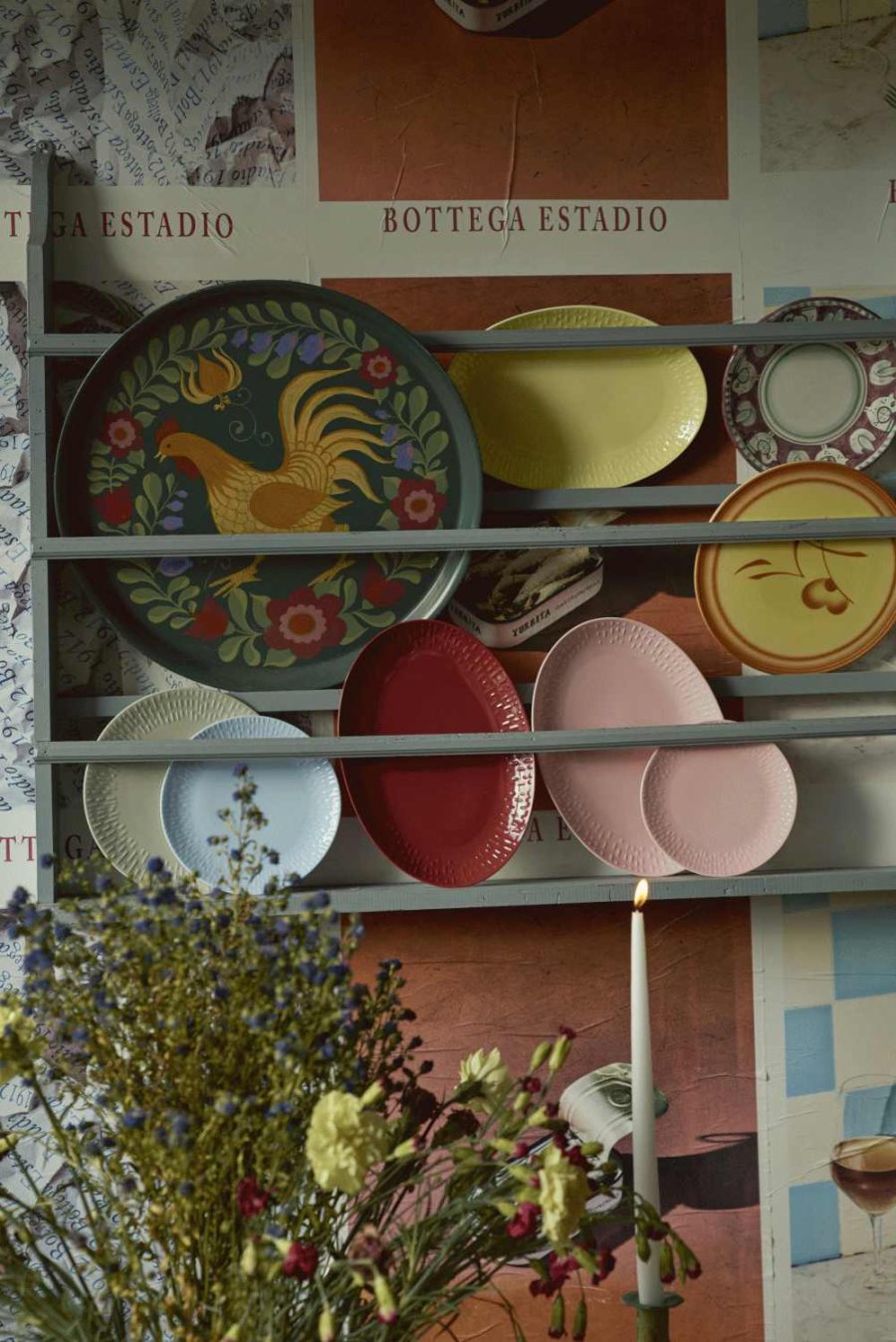 aida Confetti Tallerken 21 cm, Lyser�d