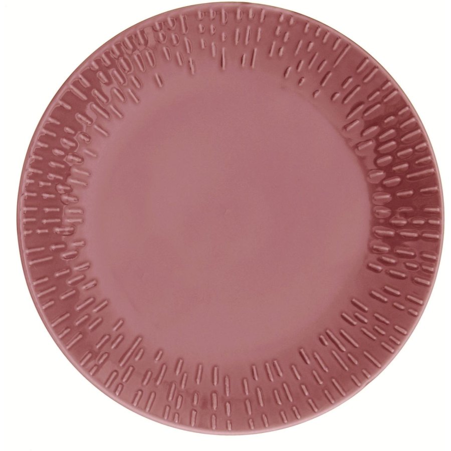 aida Confetti Tallerken 21 cm, Bordeaux