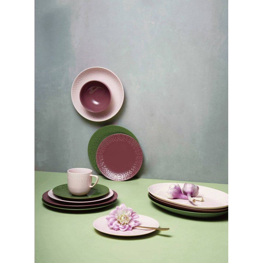 aida Confetti Tallerken 27,5 cm, Bordeaux