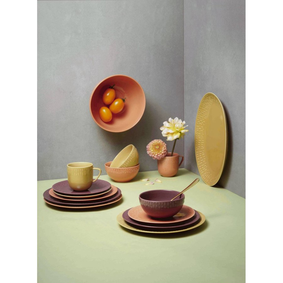 aida Confetti Tallerken 27,5 cm, Bordeaux