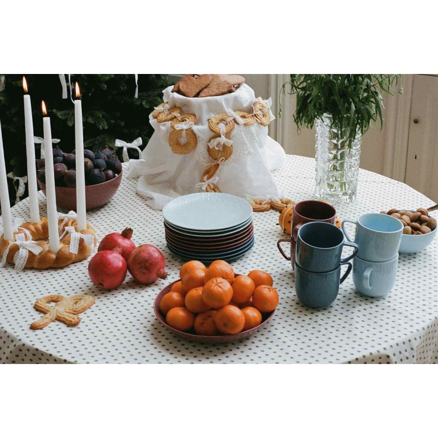 aida Confetti Pastatallerken 23 cm, Bordeaux