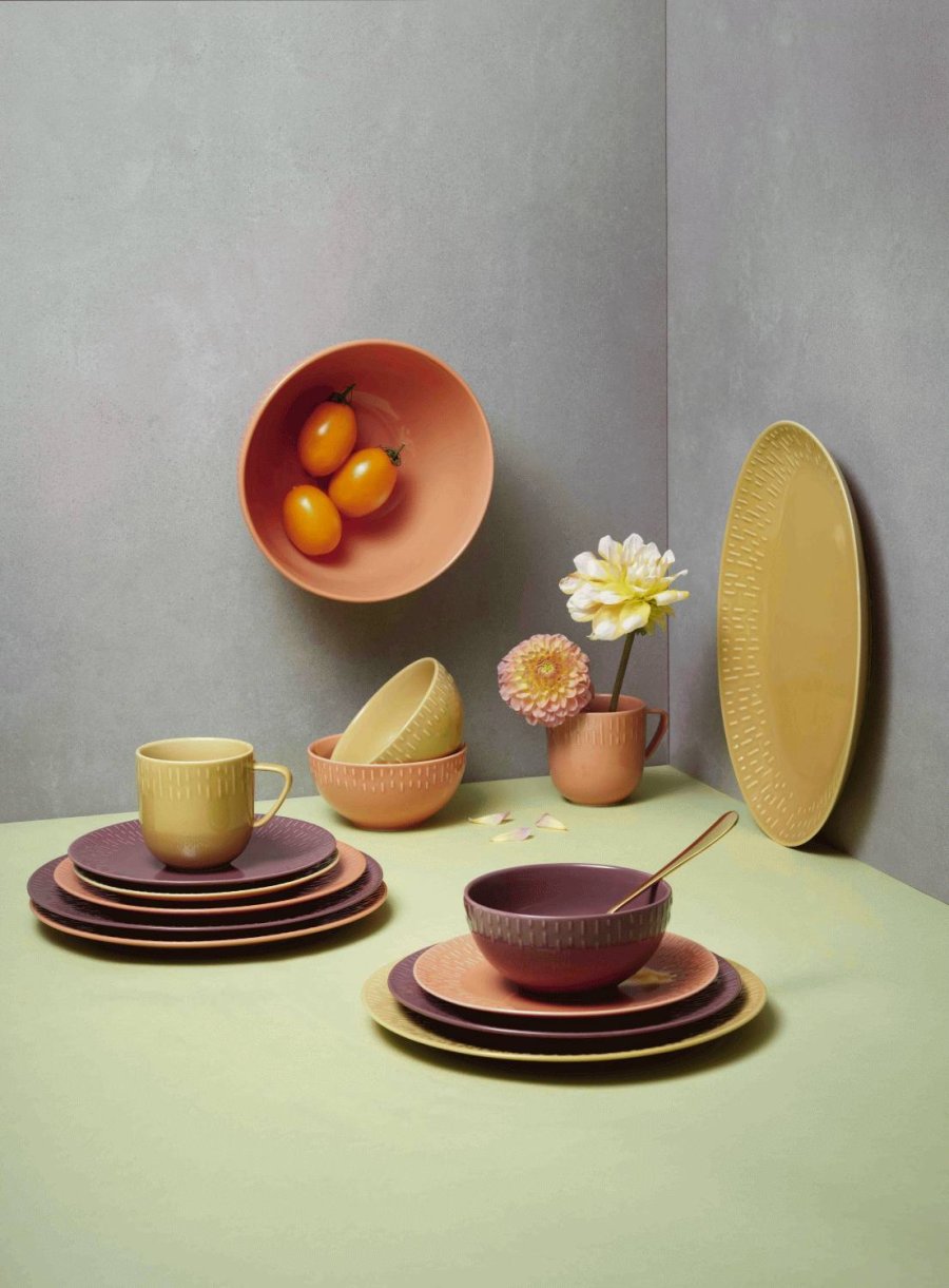 aida Confetti Sk�l �14 cm, Bordeaux