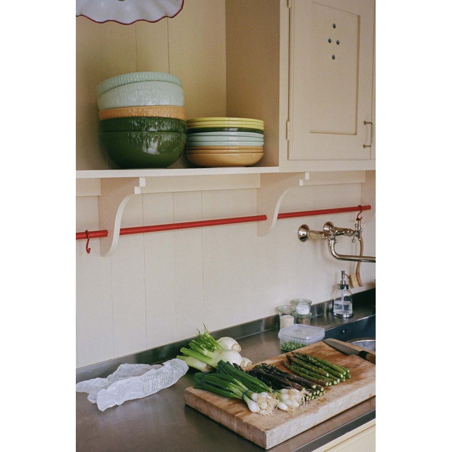 aida Confetti Pastatallerken 23 cm, Mustard