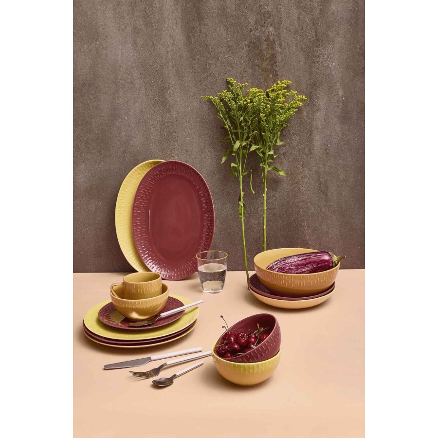 aida Confetti Sk�l �14 cm, Mustard