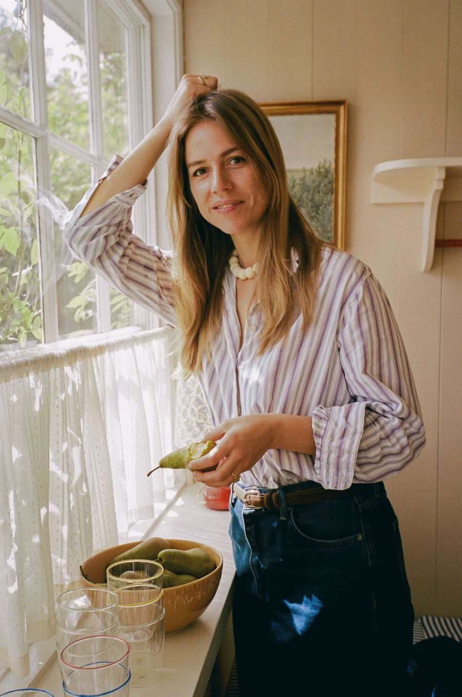 aida Confetti Sk�l �24,5 cm, Mustard