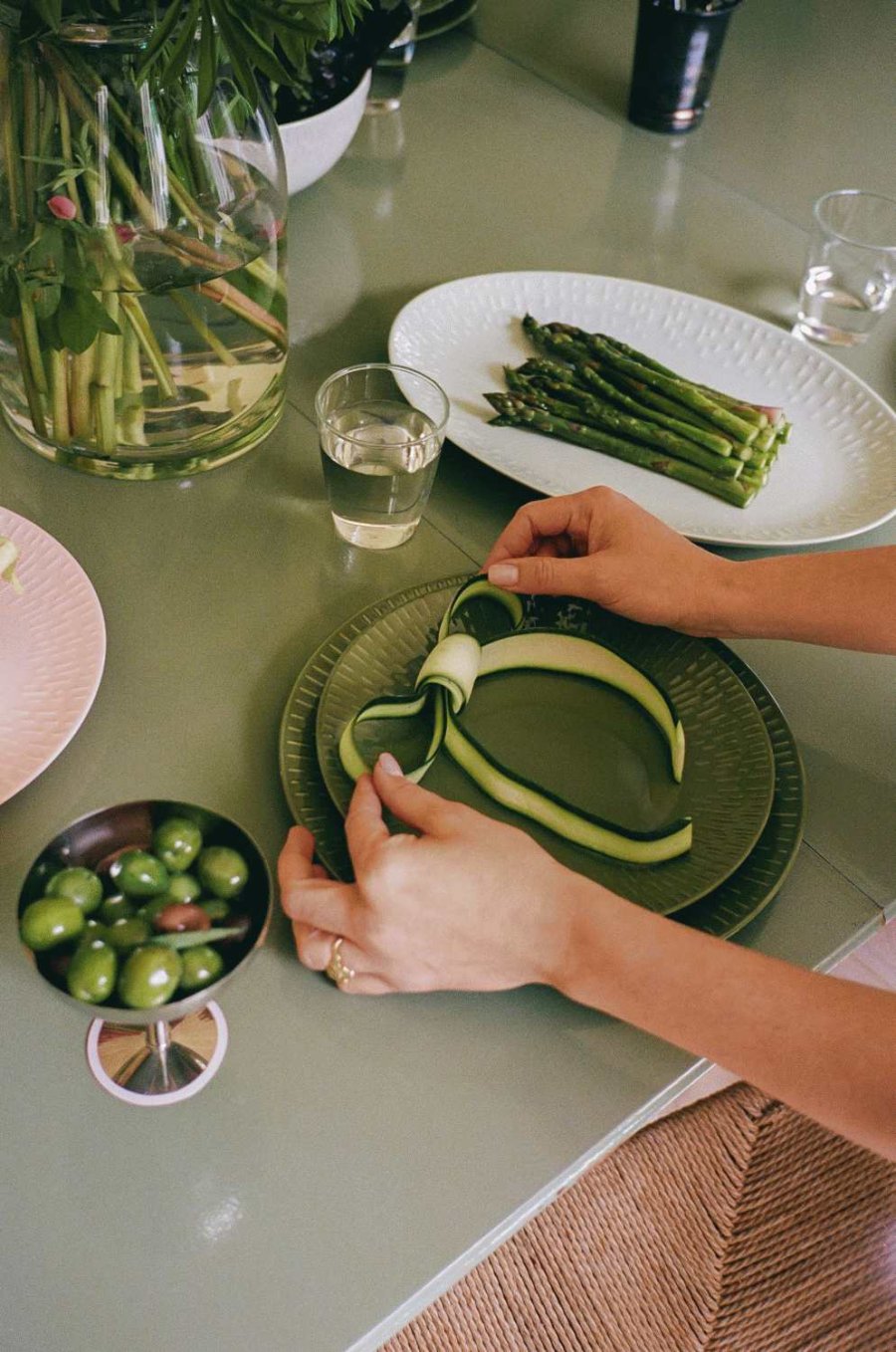 aida Confetti Tallerken 27,5 cm, Gr�n