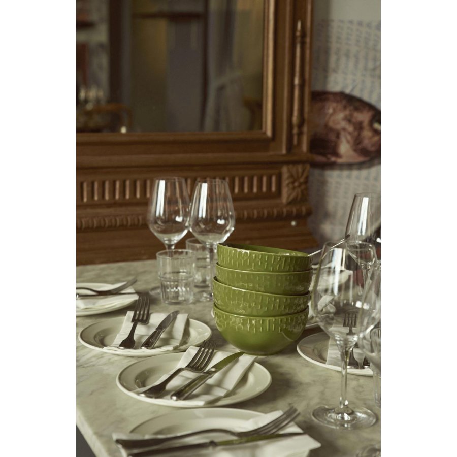 aida Confetti Sk�l �14 cm, Gr�n