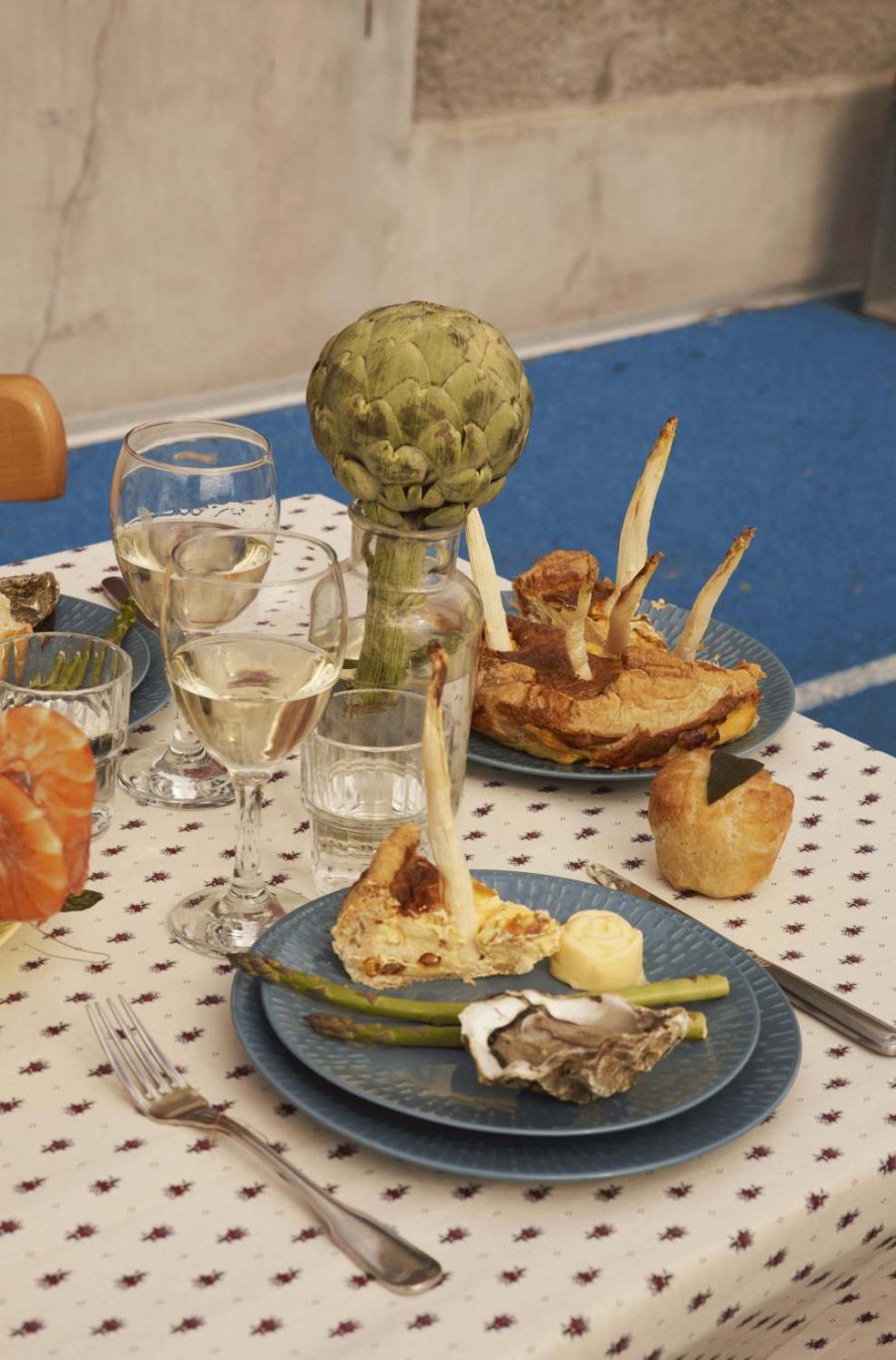 aida Confetti Tallerken 27,5 cm, M�rkebl�