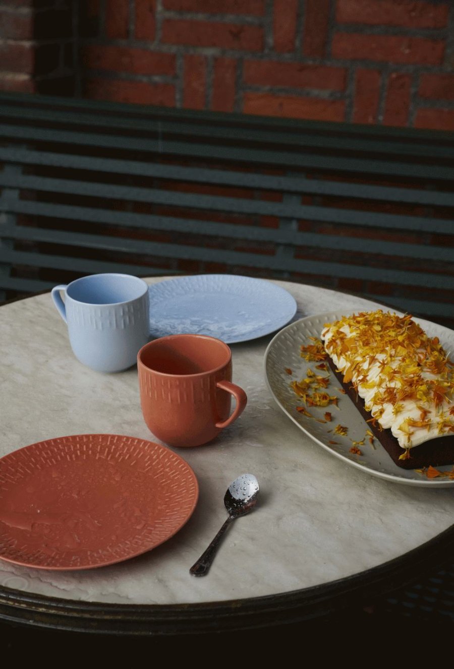 aida Confetti Tallerken 21 cm, Lysebl�