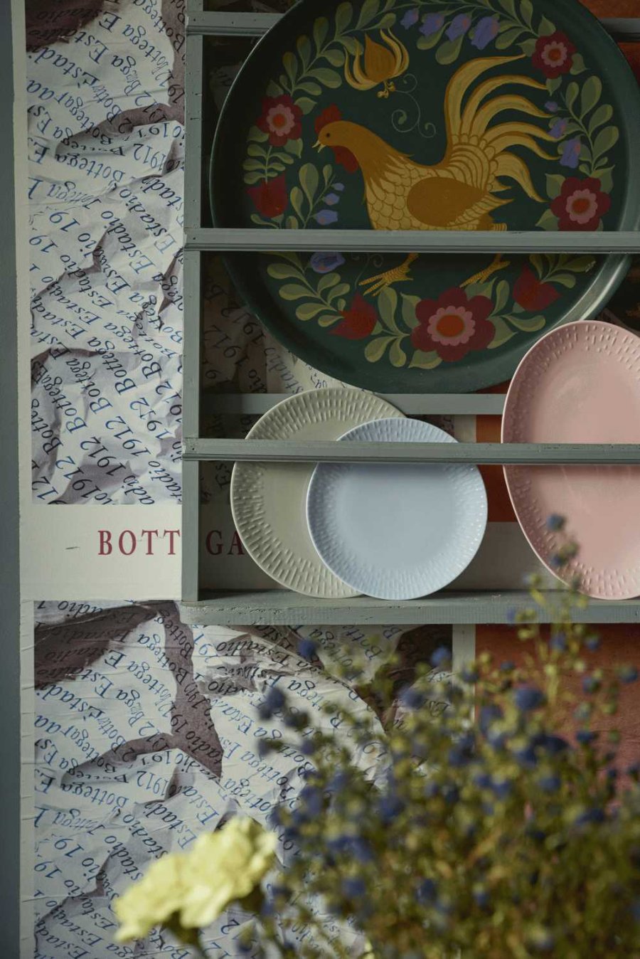 aida Confetti Tallerken 24 cm, Lysebl�