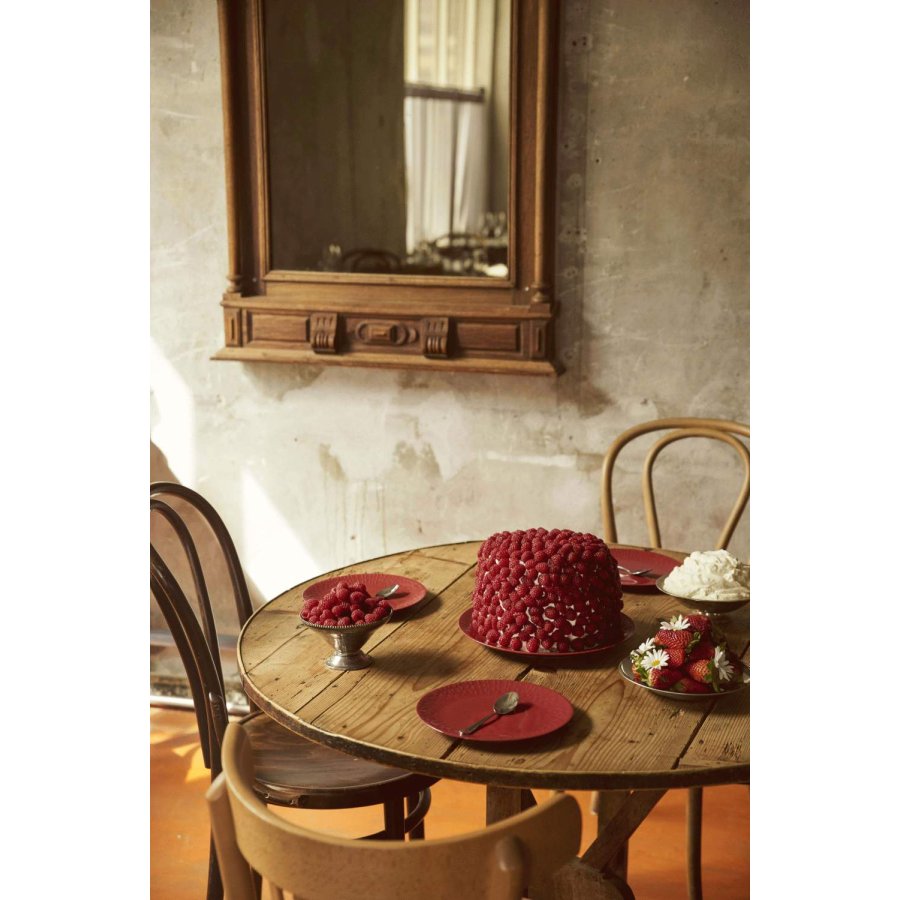 aida Confetti Tallerken 21 cm, R�d