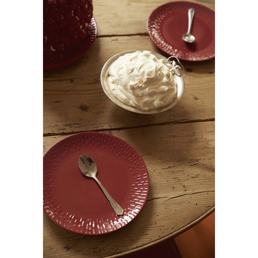 aida Confetti Tallerken 21 cm, R�d