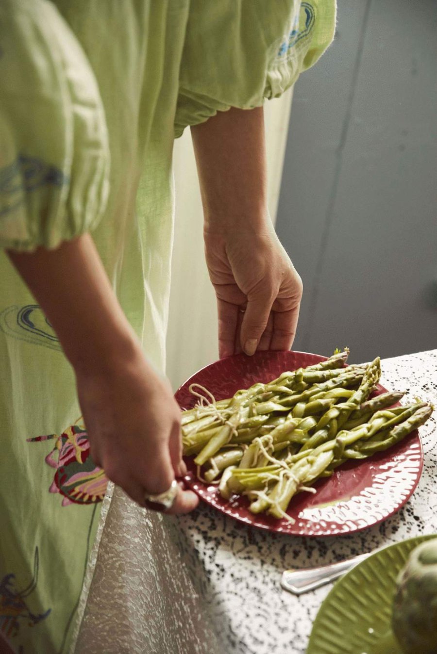 aida Confetti Tallerken 21 cm, R�d