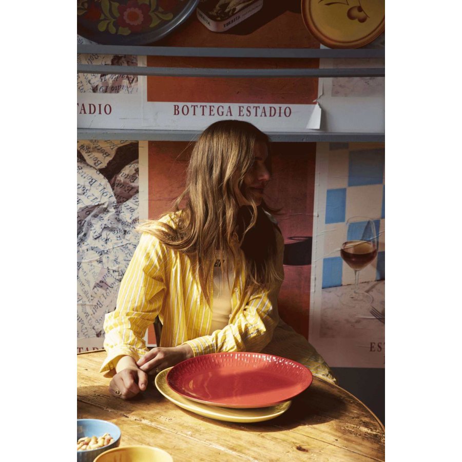 aida Confetti Tallerken 27,5 cm, R�d