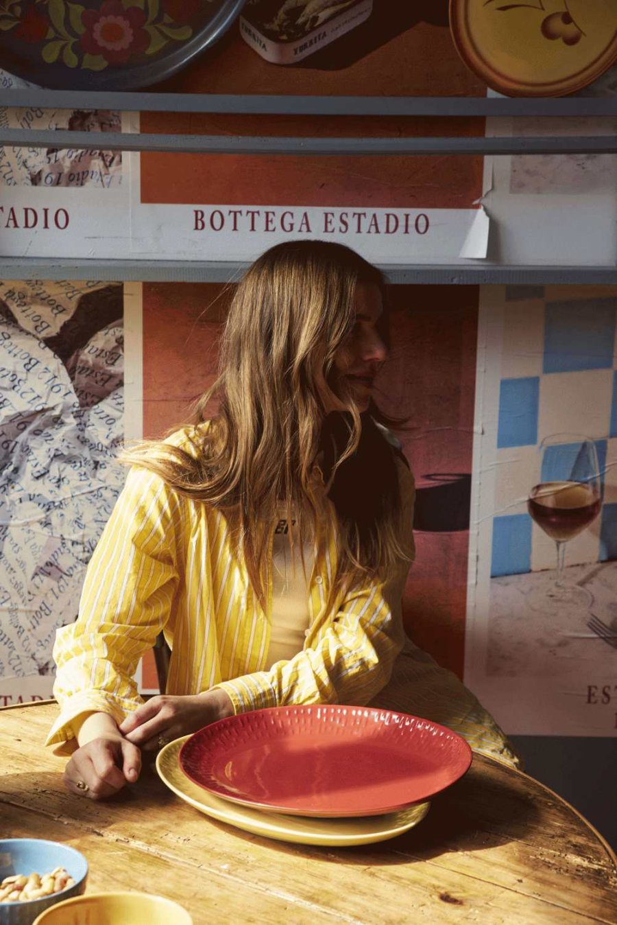 aida Confetti Tallerken 27,5 cm, R�d