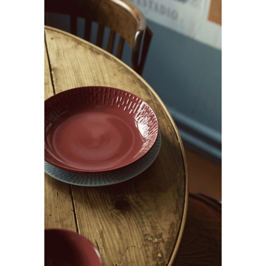 aida Confetti Pastatallerken 23 cm, R�d