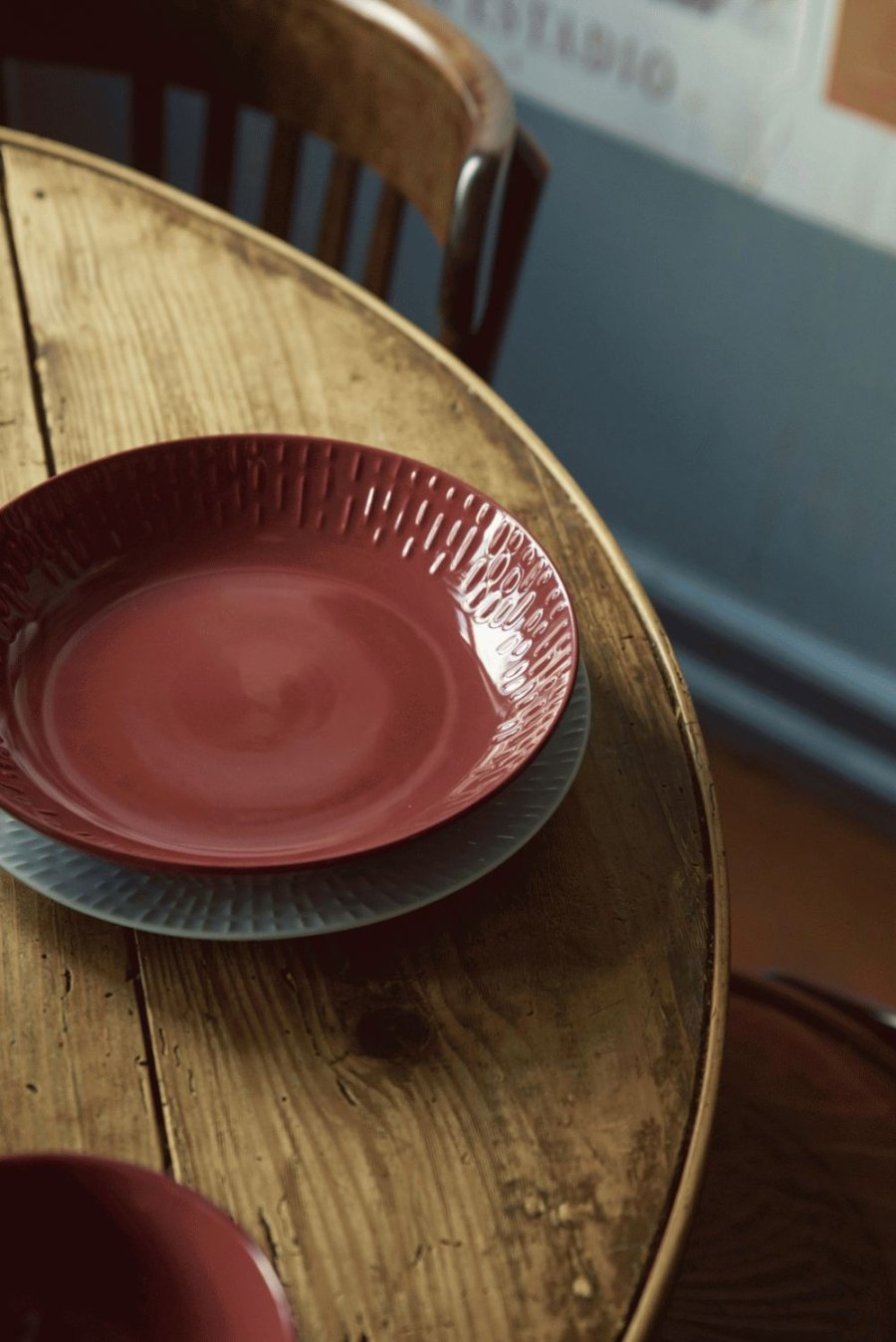 aida Confetti Pastatallerken 23 cm, R�d