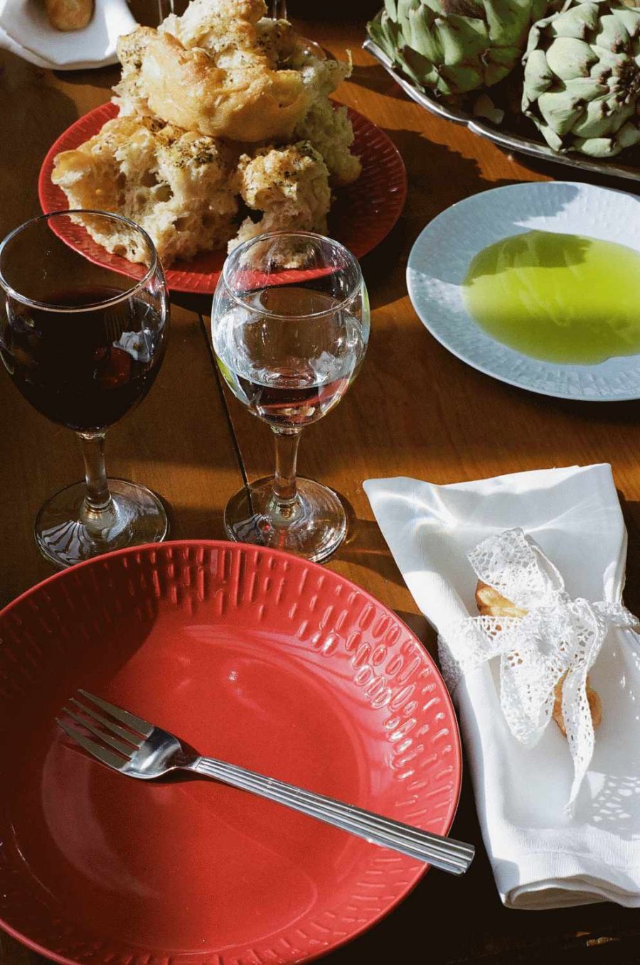 aida Confetti Pastatallerken 23 cm, R�d