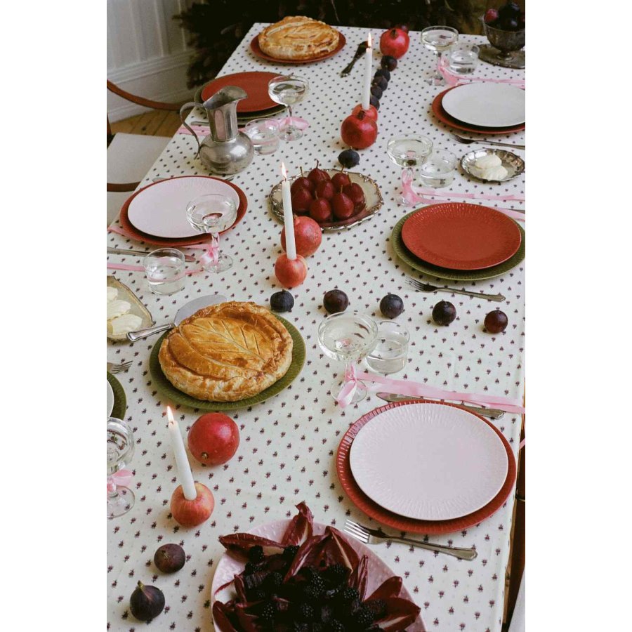 aida Confetti Tallerken 24 cm, R�d