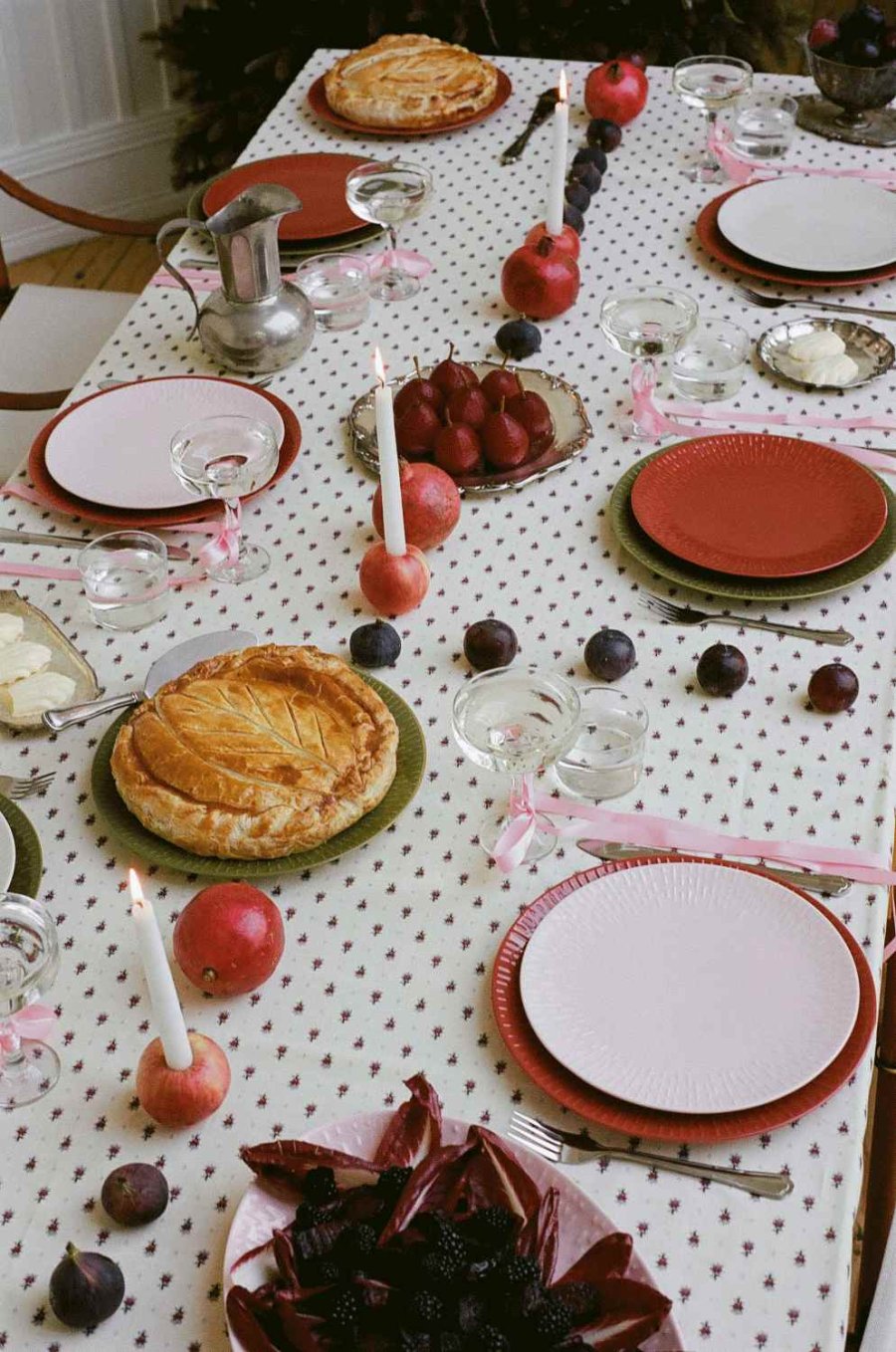 aida Confetti Tallerken 24 cm, R�d