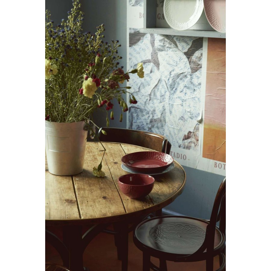 aida Confetti Sk�l �14 cm, R�d