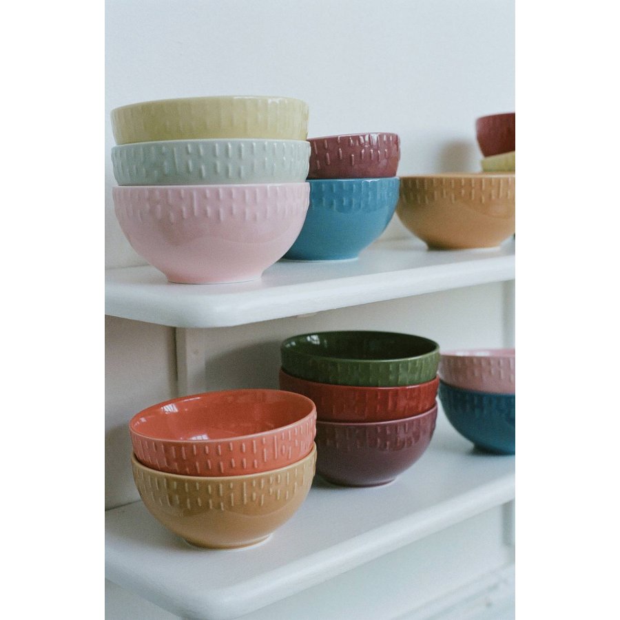 aida Confetti Sk�l �14 cm, R�d