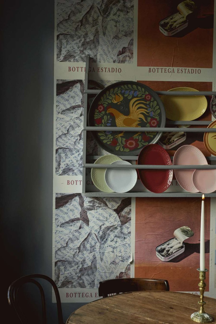 aida Confetti Serveringsfad 36,8 cm, R�d