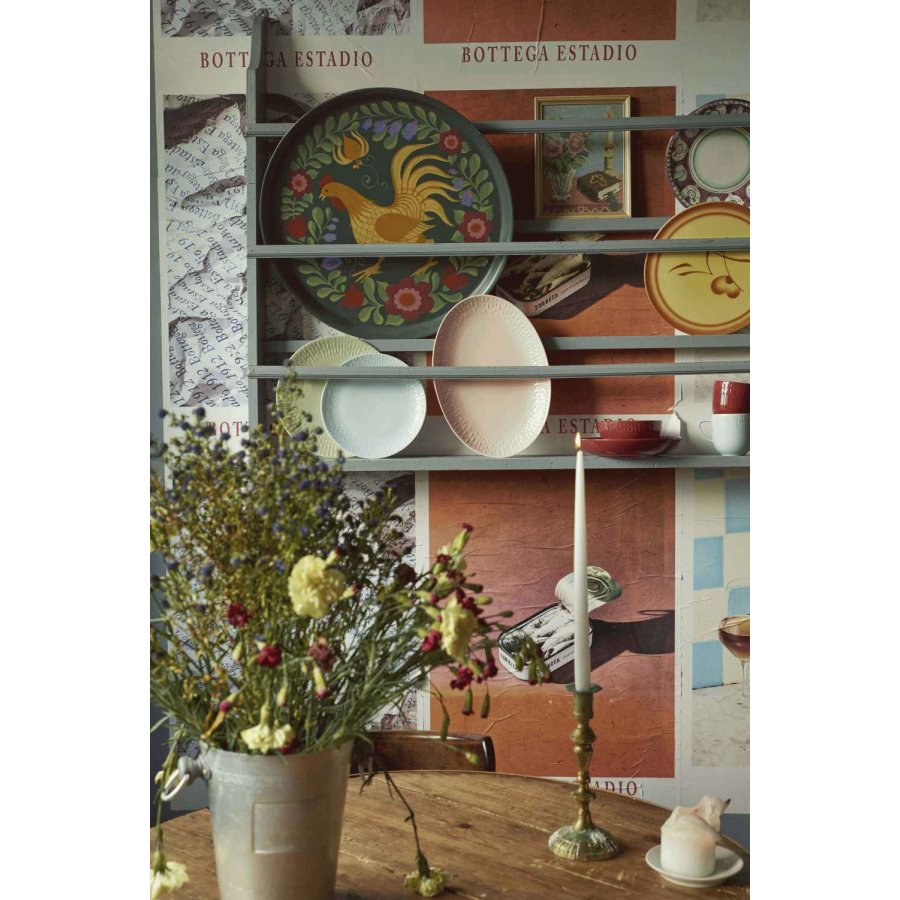 aida Confetti Tallerken 21 cm, Lysegr�n