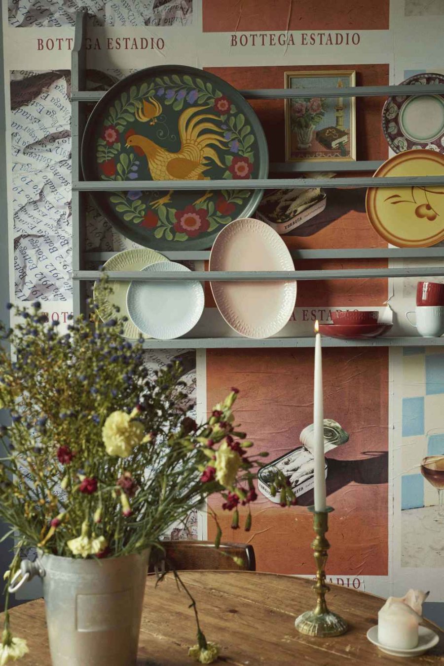 aida Confetti Tallerken 21 cm, Lysegr�n