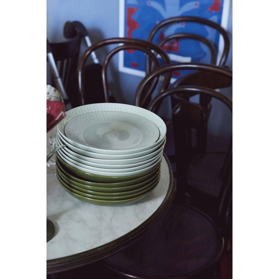 aida Confetti Pastatallerken 23 cm, Lysegr�n