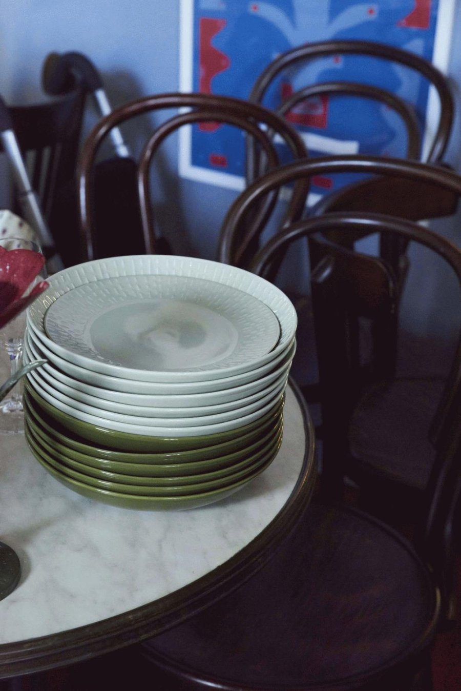 aida Confetti Pastatallerken 23 cm, Lysegr�n