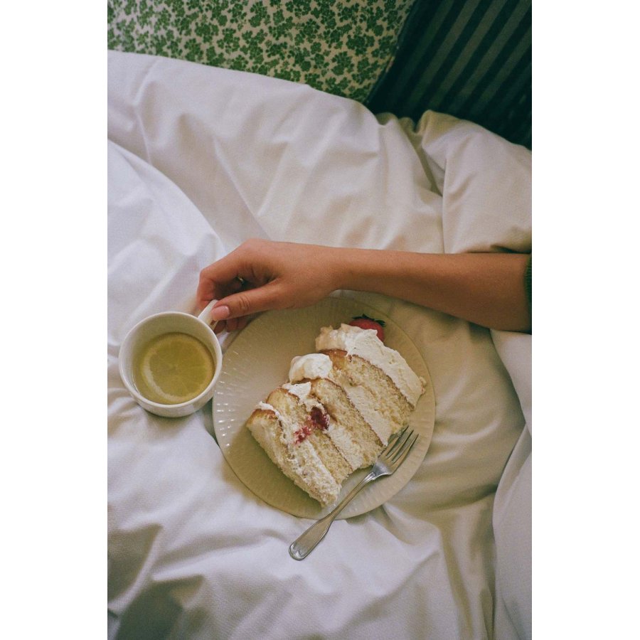 aida Confetti Tallerken 21 cm, Hvid