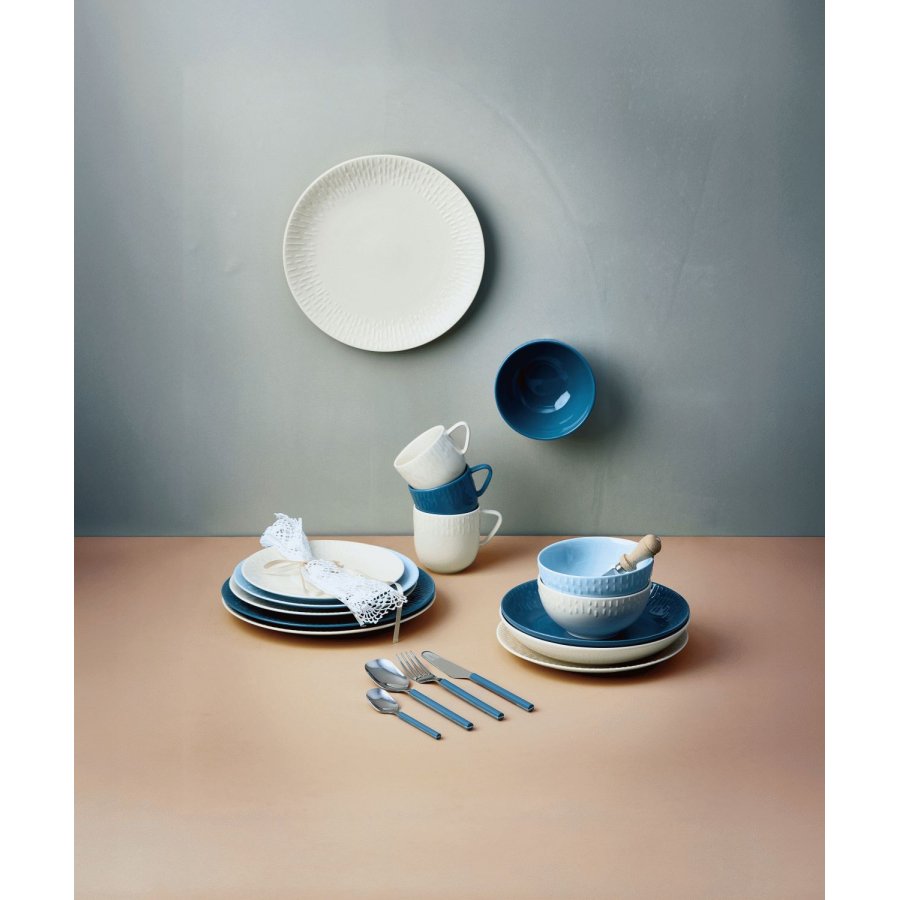 aida Confetti Pastatallerken 23 cm, Hvid