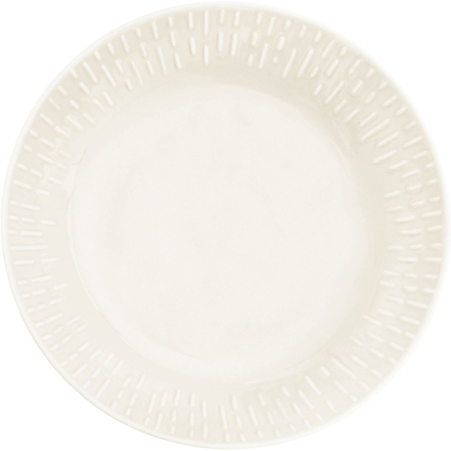 aida Confetti Pastatallerken 23 cm, Hvid