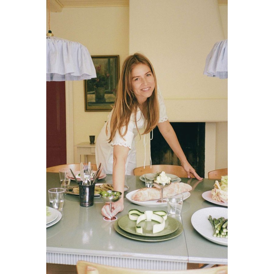 aida Confetti Serveringsfad 36,8 cm, Hvid